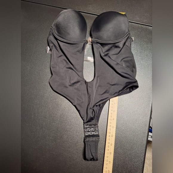 Black Women's Bodysuit Top - Picture 4 of 4